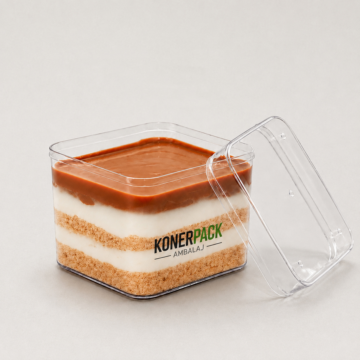 Square Plastic Dessert Cups