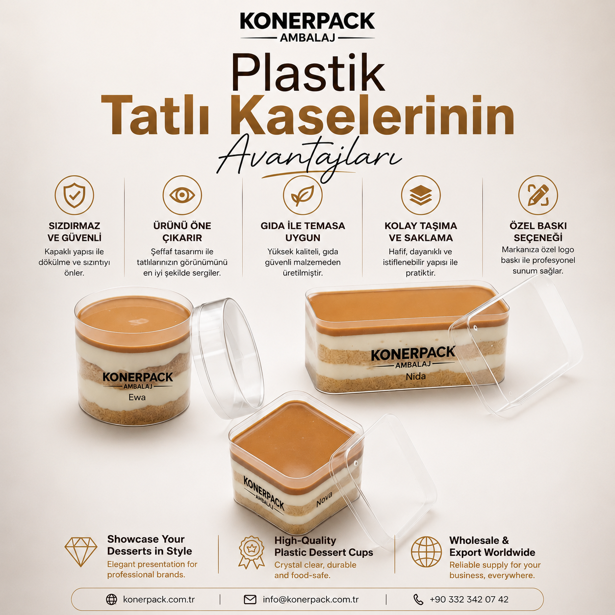 plastik tatlı kaselerinin avantajları