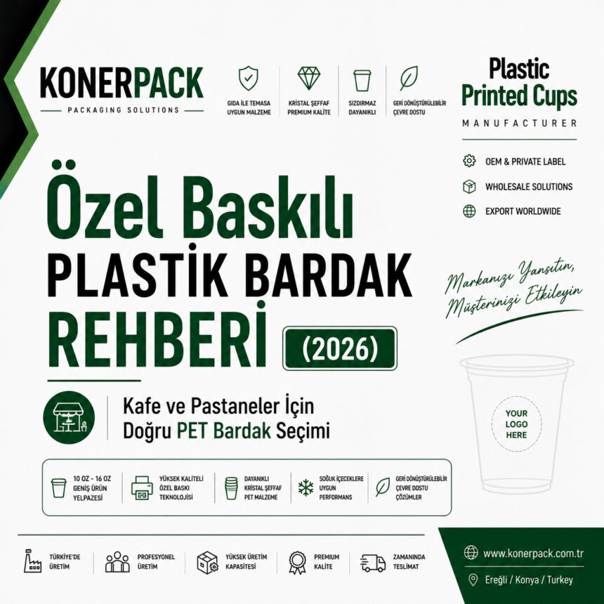 Özel Baskılı Plastik Bardak