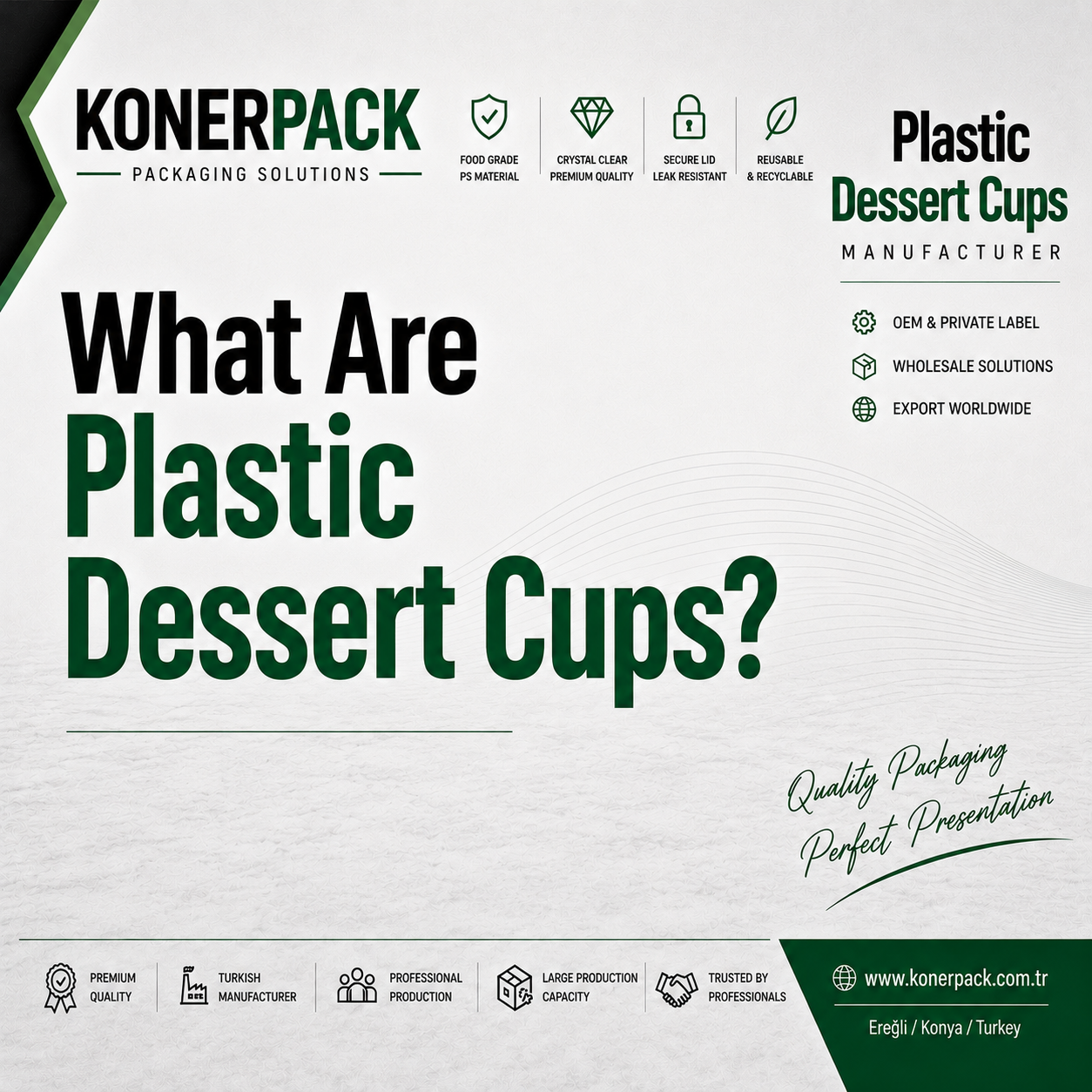 Plastic Dessert Cups
