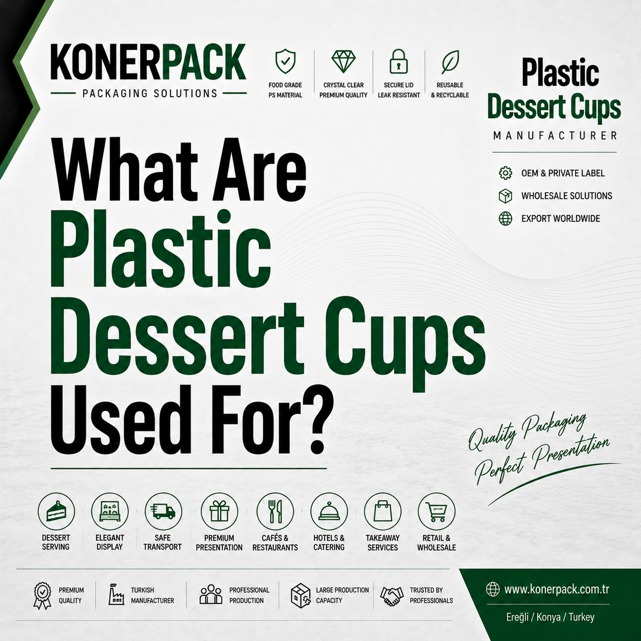 Plastic Dessert Cups Used For