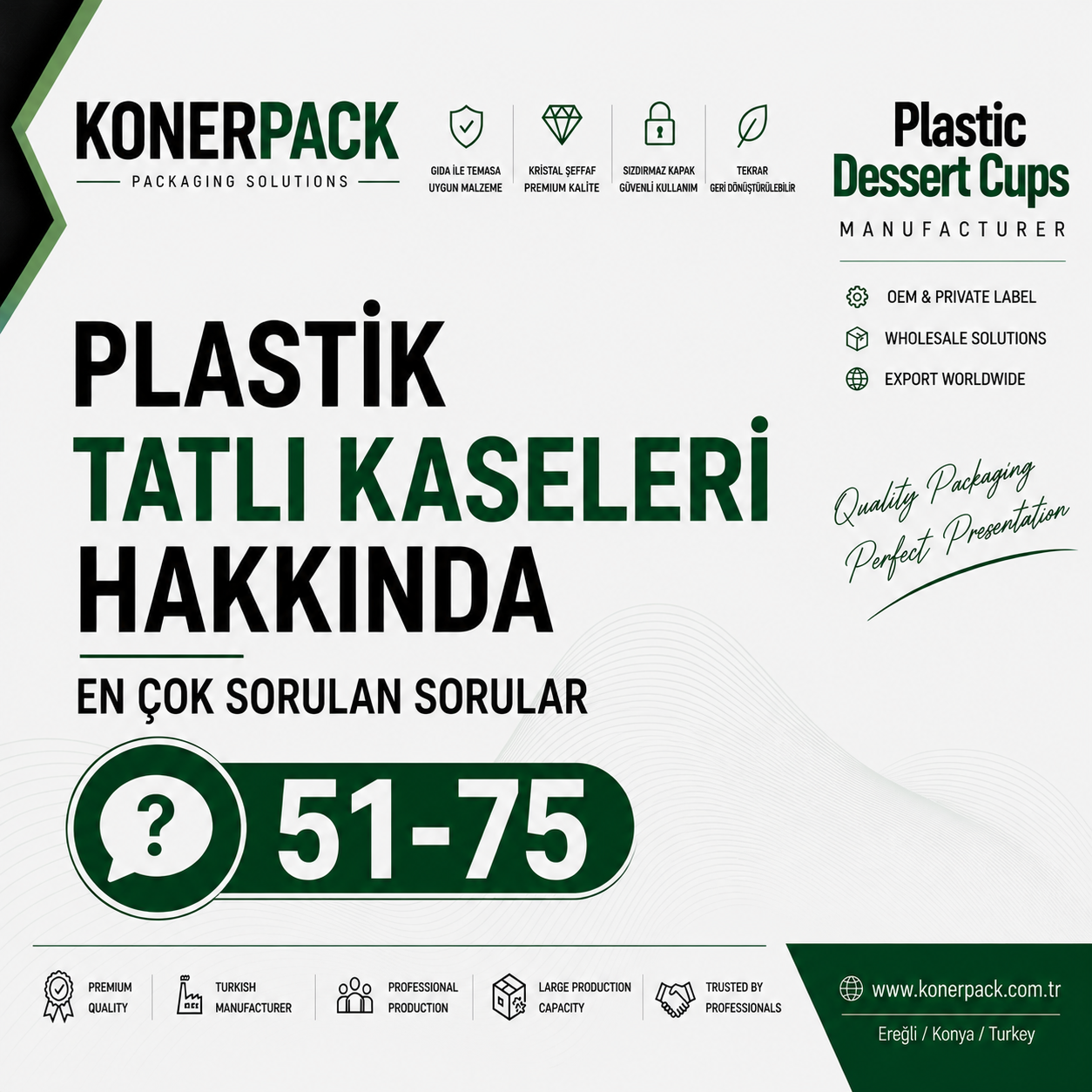 Plastik Tatlı Kaseleri