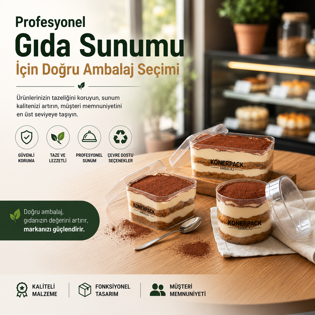 PS Plastik Tatlı Kasesi Üreticisi | Konerpack Ambalaj