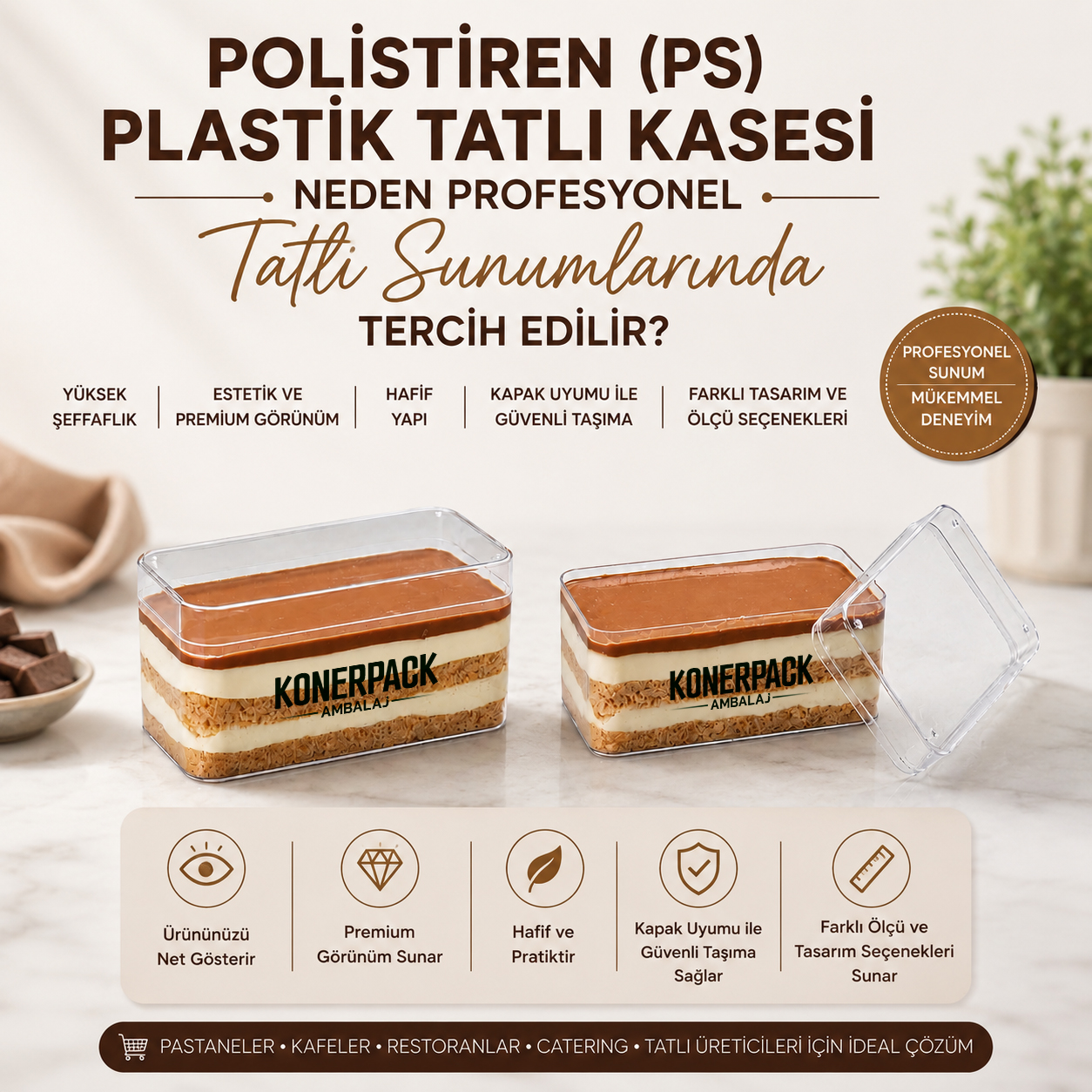 Polistiren (PS) Plastik Tatlı Kasesi Neden Tercih Edilir?